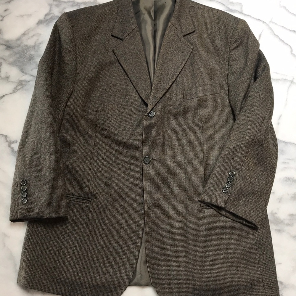 Bios 44S Brown tweed wool blazer